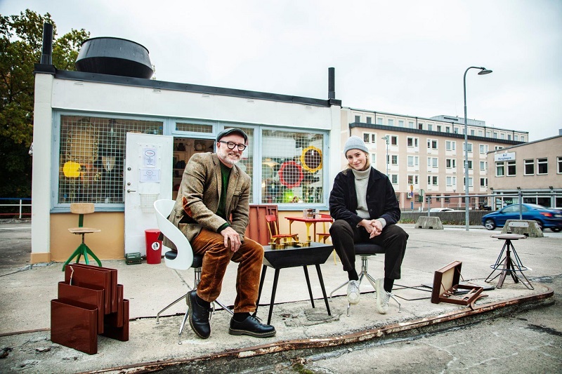 Macken i Finntorp har blivit en retrodesignbutik och Gula Hunden välkomnar dem som kund hos oss.