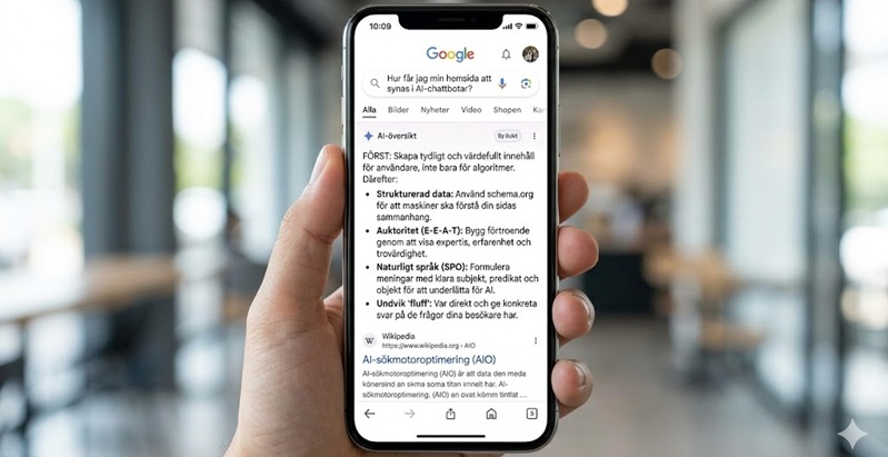 Hur syns din webbplats i AI-sök?